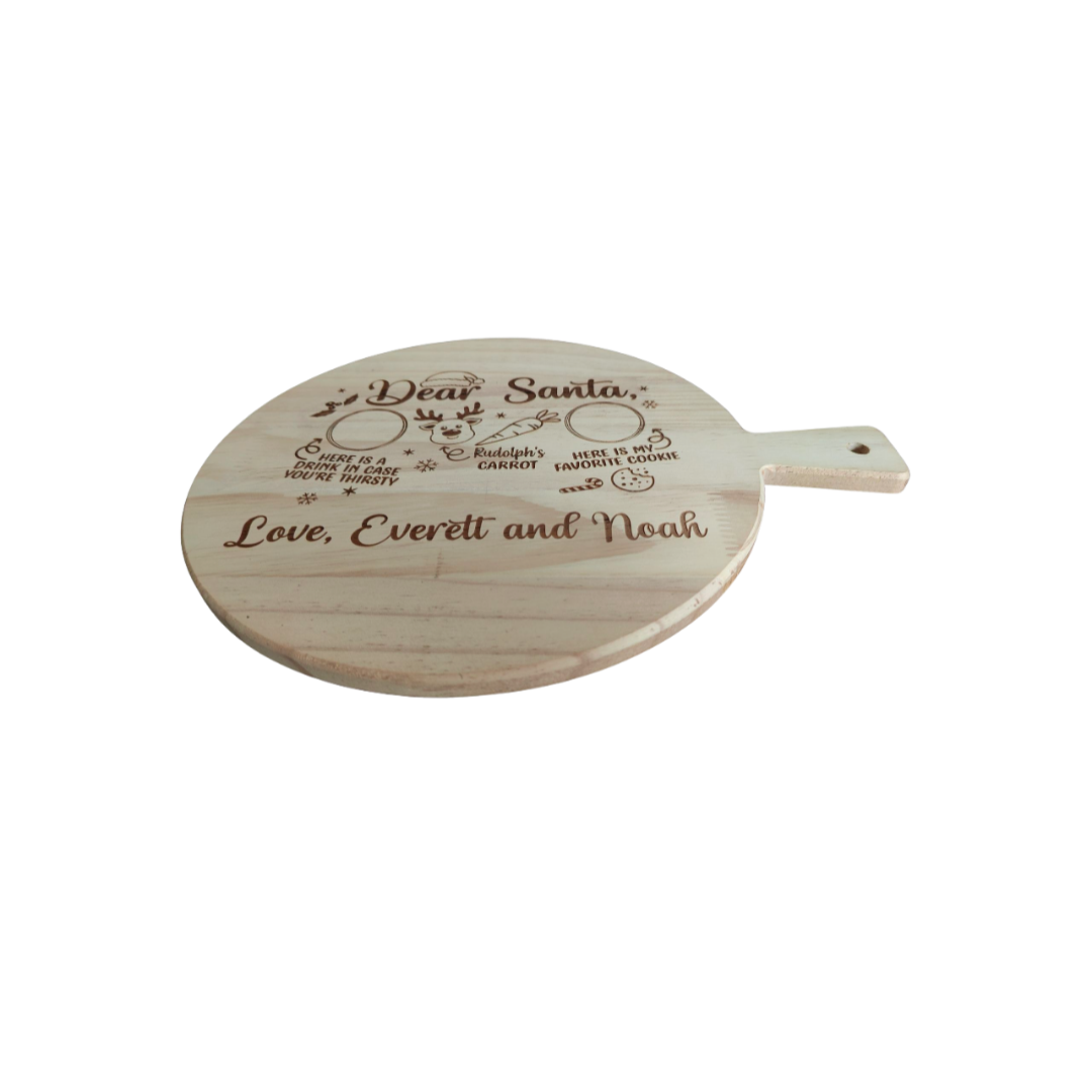 Special: Christmas - Personalized Serving Board Just For Santa