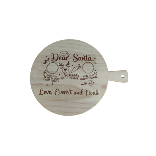 Special: Christmas - Personalized Serving Board Just For Santa